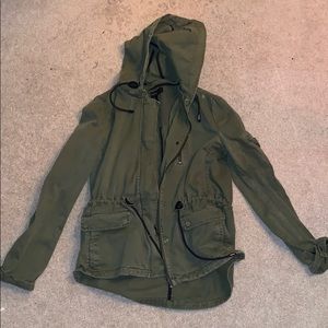 Forever 21 dark green jacket.